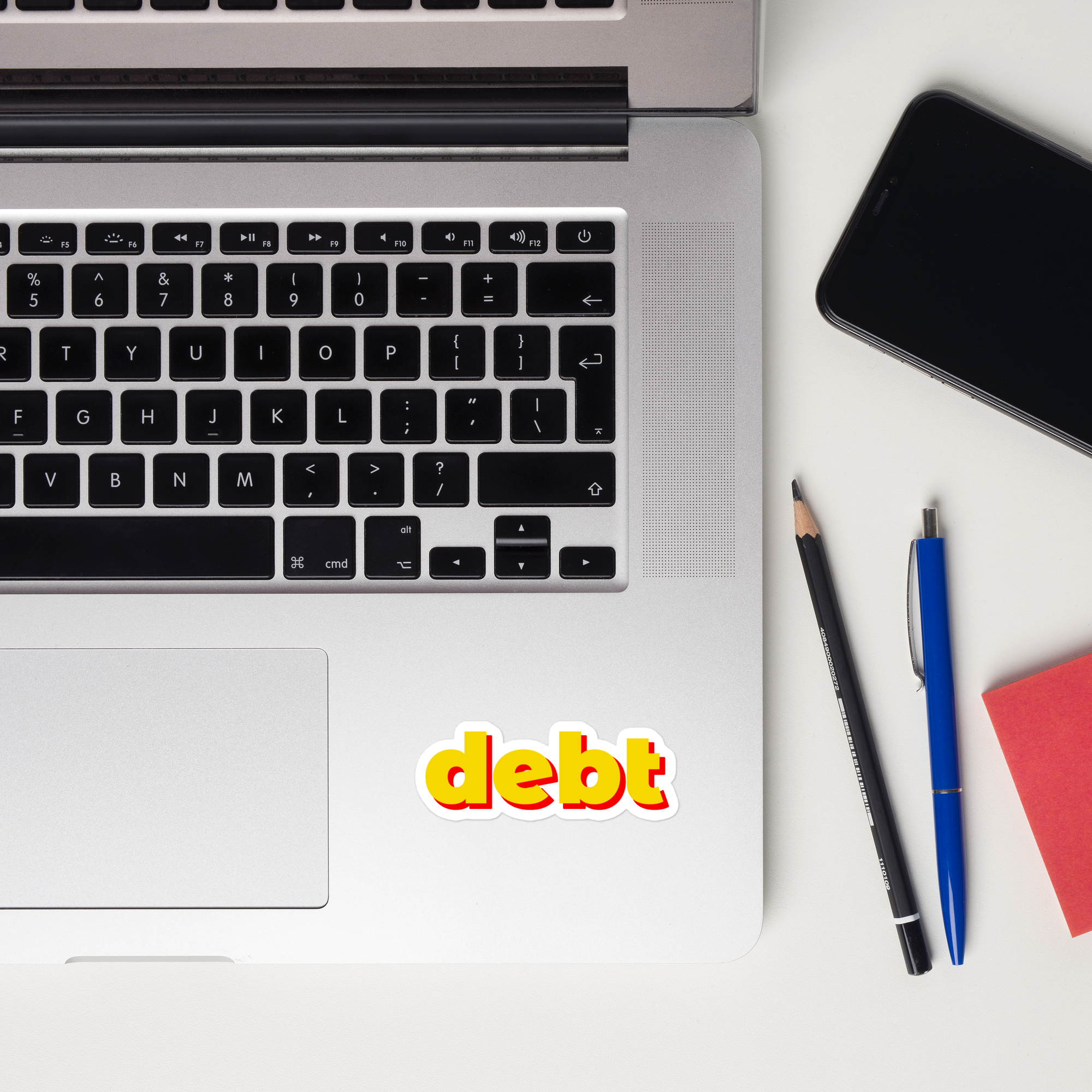 Debt Sticker